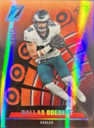 Dallas Goedert #22 Football Cards 2022 Panini Zenith