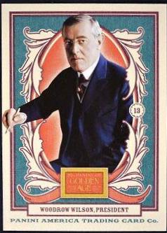Woodrow Wilson #16 Baseball Cards 2013 Panini Golden Age