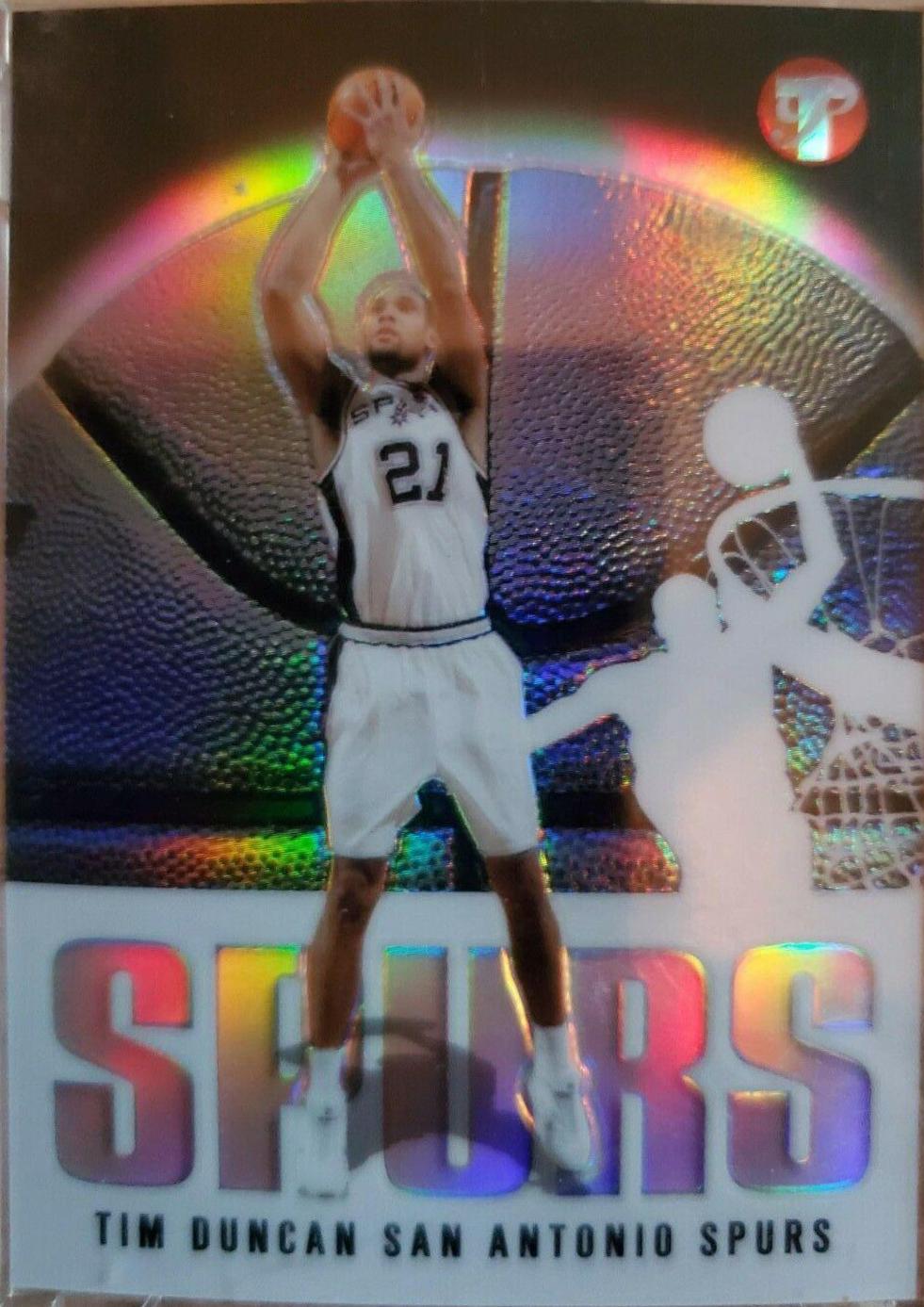 Tim Duncan #21 Basketball Cards 2003 Topps Pristine