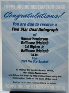Gunnar Henderson / Cal Ripken Jr.