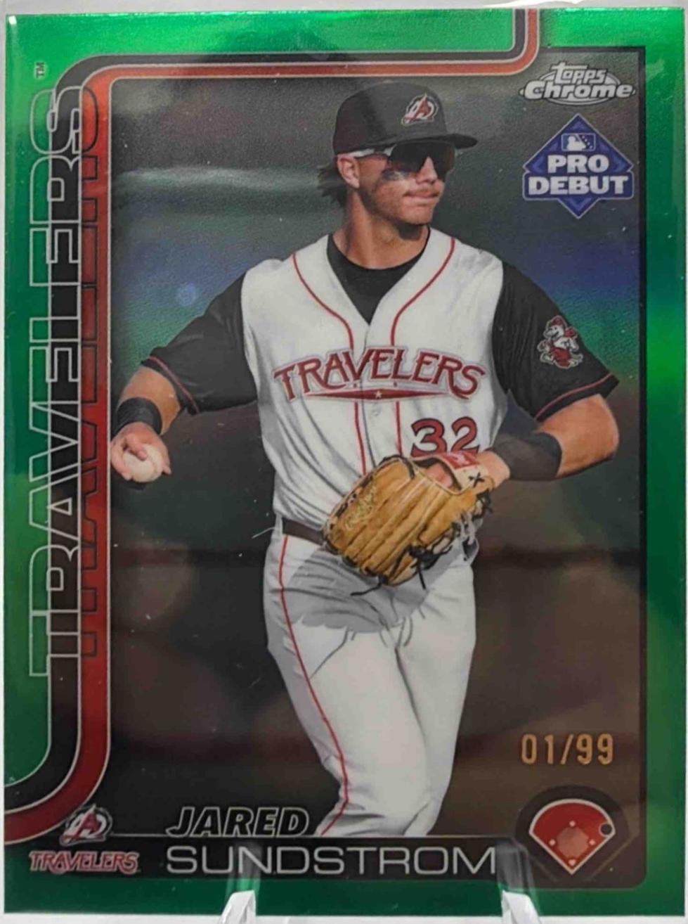 Jared Sundstrom [Green Refractor Autograph] #PDC-131