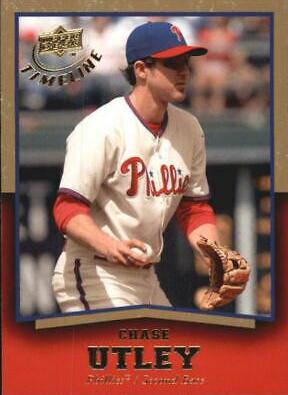 Chase Utley #10 Baseball Cards 2008 Upper Deck Timeline
