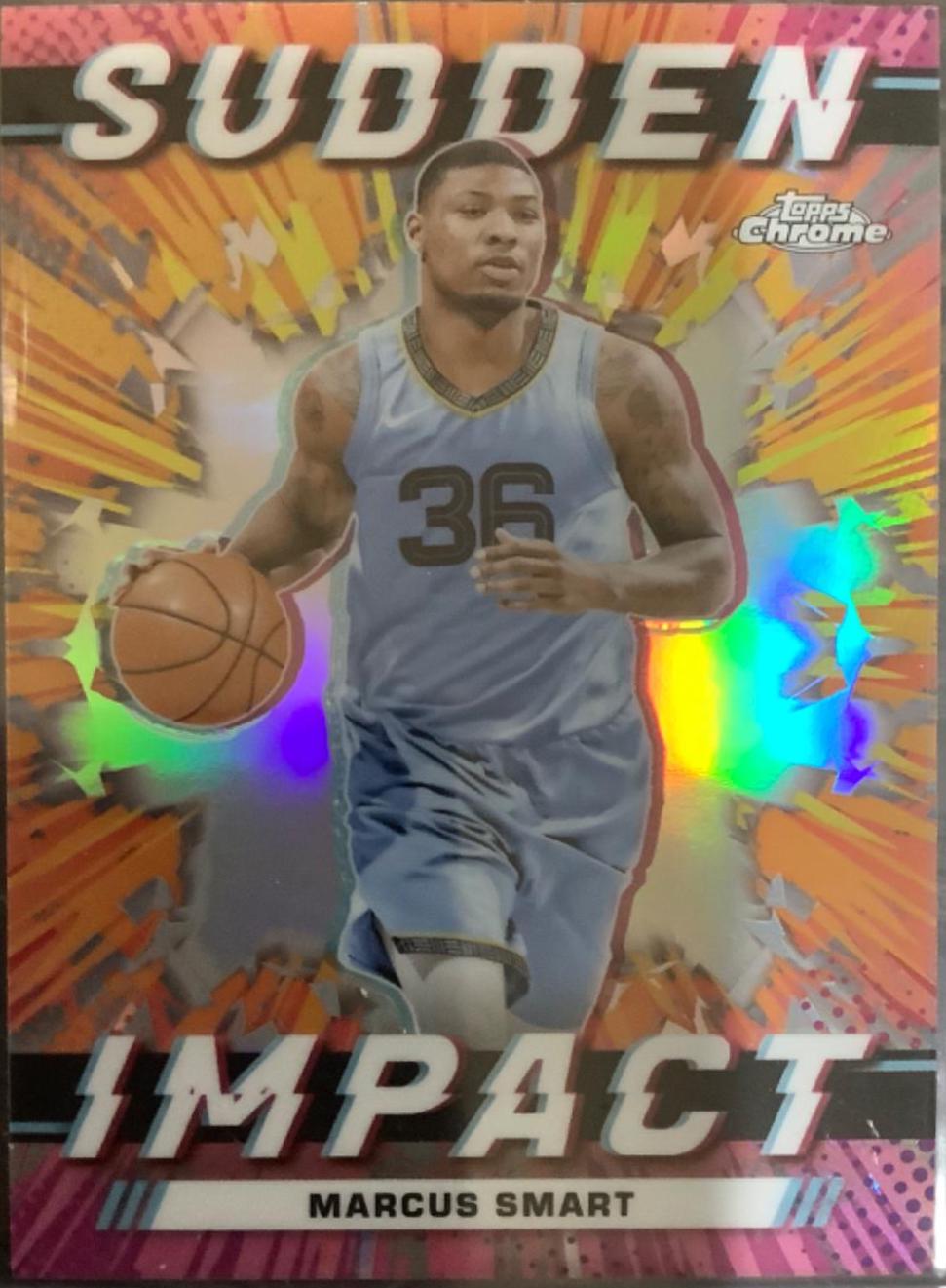 Marcus Smart #SI-16 Basketball Cards 2023 Topps Chrome Sudden Impact