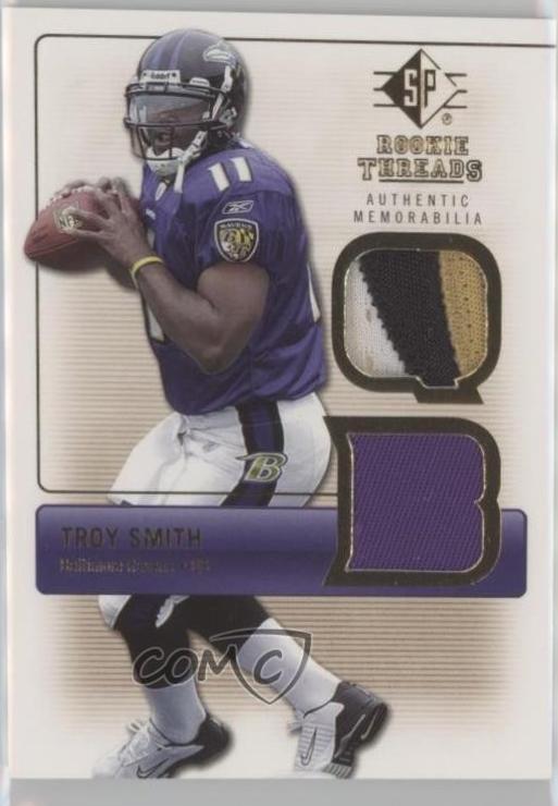 Troy Smith #RT-TS 2007 Sp Rookie Threads Silver Football