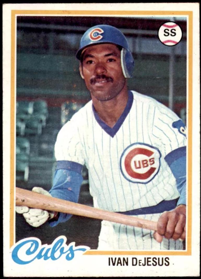 Ivan DeJesus #152 Baseball Cards 1978 Topps