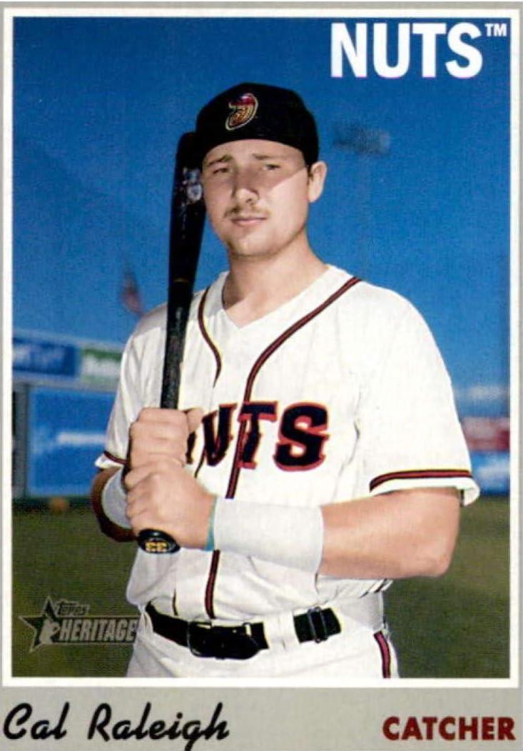 Cal Raleigh #62 Prices [Rookie] | 2019 Topps Heritage Minor League ...