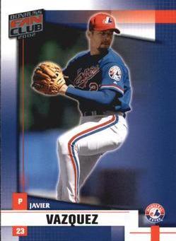 Javier Vazquez #26 Baseball Cards 2002 Donruss Fan Club