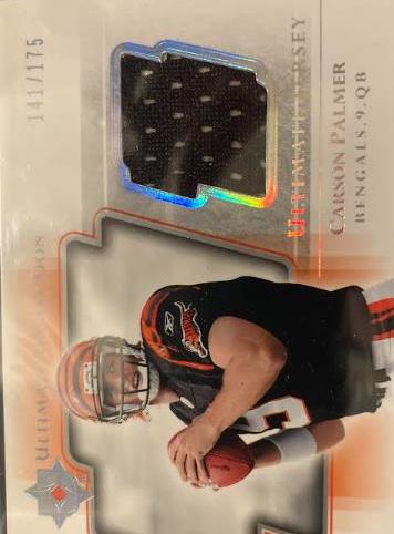 Carson Palmer #UGJ-CA Football Cards 2004 Upper Deck Ultimate Collection Game Jersey