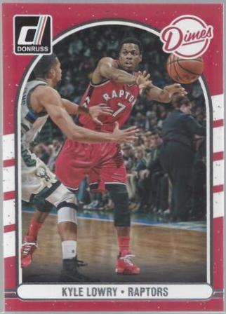 Kyle Lowry #9 Basketball Cards 2016 Panini Donruss Dimes