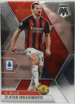 Zlatan Ibrahimovic #1 Soccer Cards 2020 Panini Mosaic Serie A