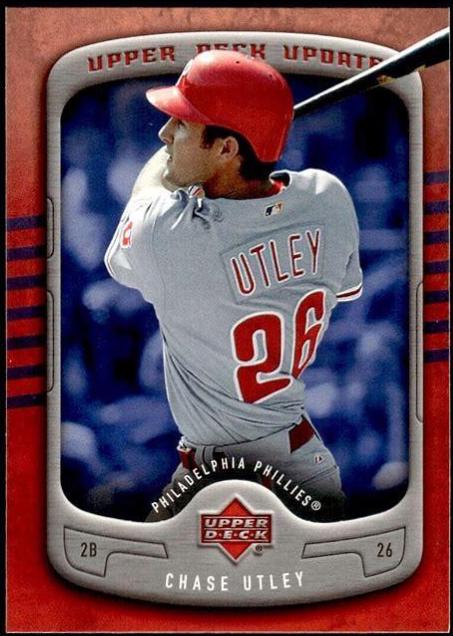Chase Utley #22 Baseball Cards 2005 Upper Deck Update