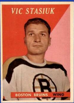 Vic Stasiuk #9 Hockey Cards 1958 Topps
