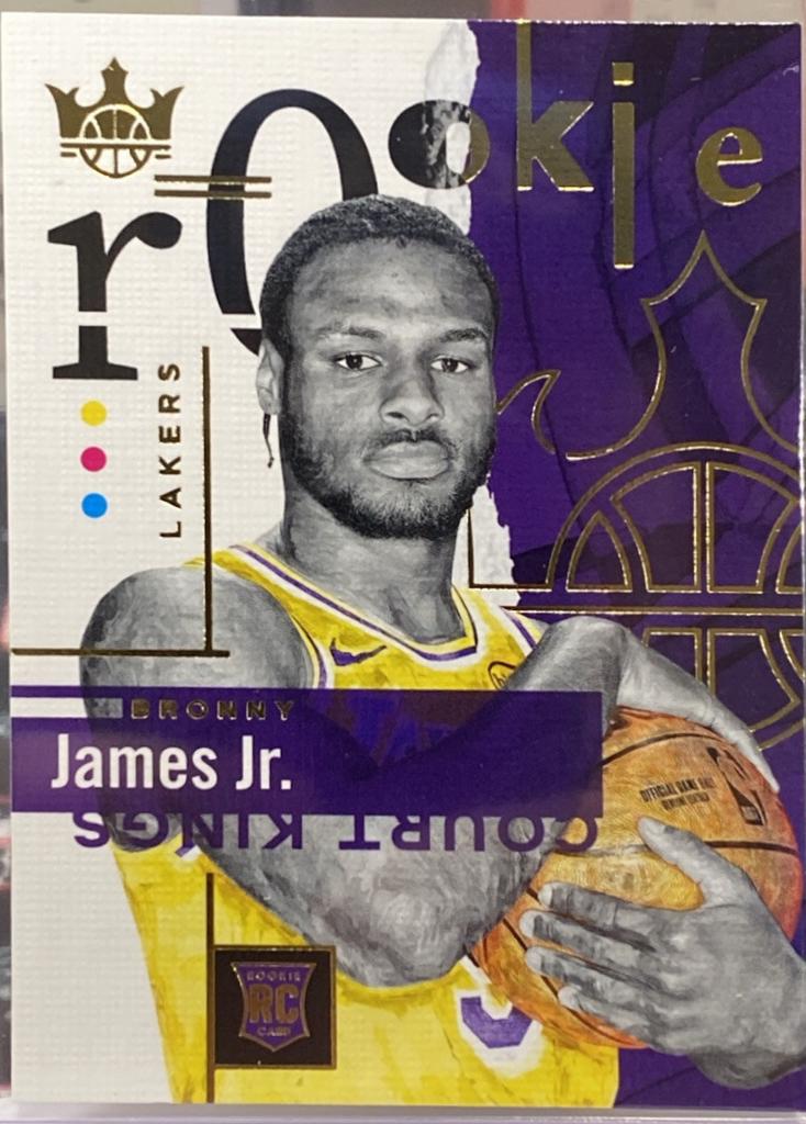 Bronny James Jr. #124 Basketball Cards 2024 Panini Court Kings