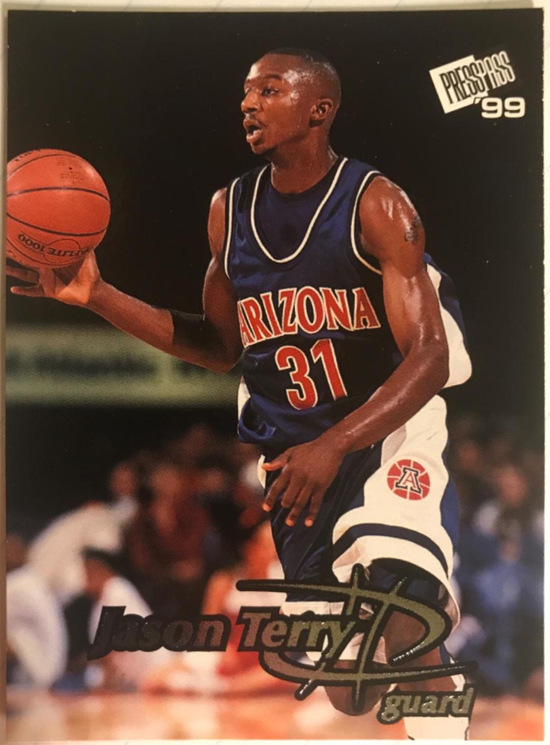 Jason Terry #9 Basketball Cards 1999 Press Pass