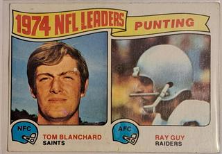 1974 Leaders: Punting