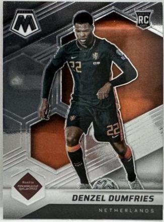 Denzel Dumfries #171 Soccer Cards 2021 Panini Mosaic Road to FIFA World Cup