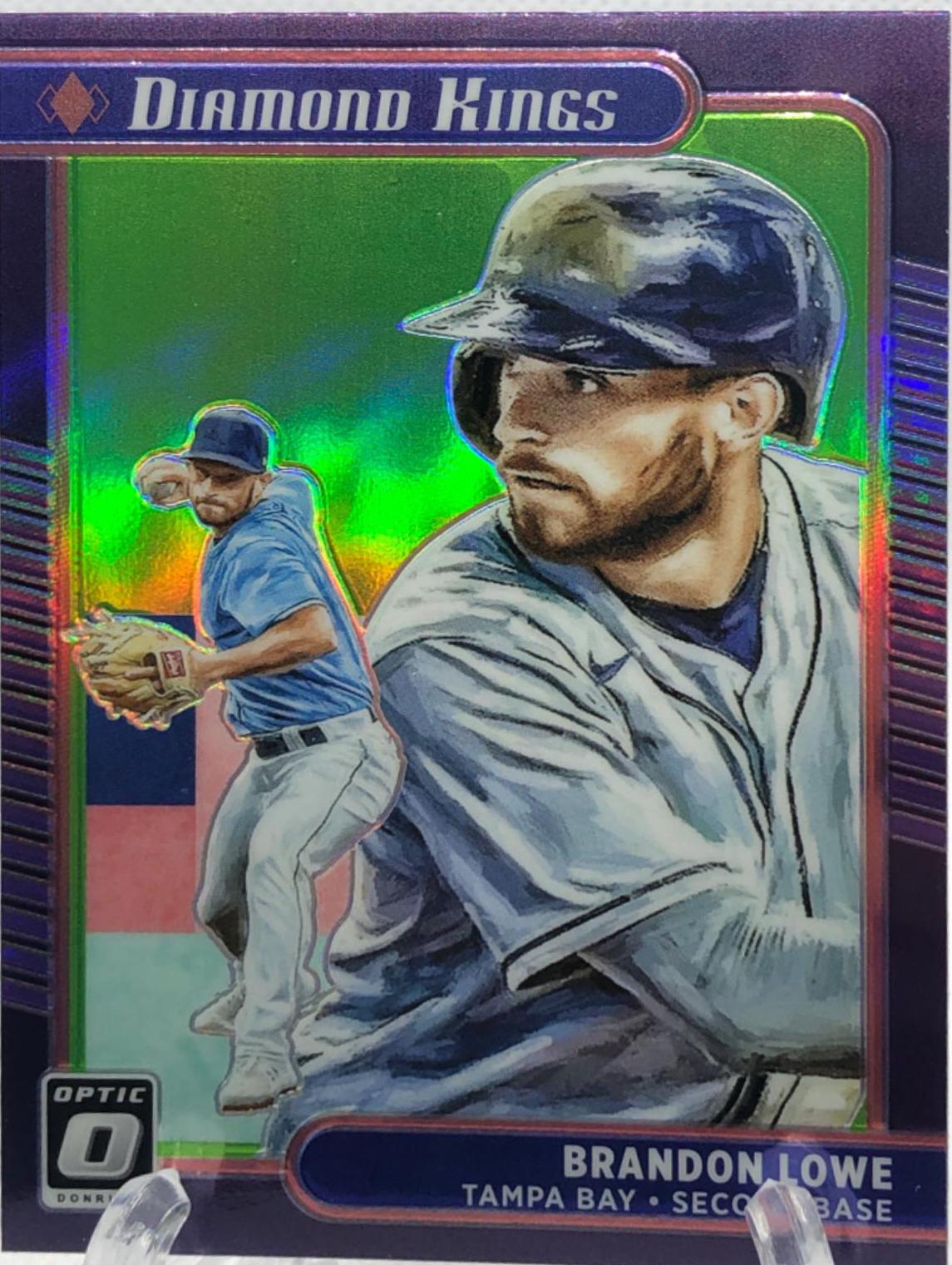 Brandon Lowe #1 Baseball Cards 2021 Panini Donruss Optic