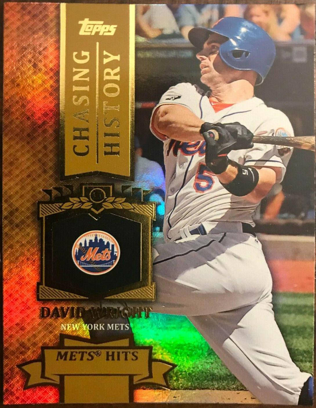 David Wright #CH-24 Baseball Cards 2013 Topps Chasing History