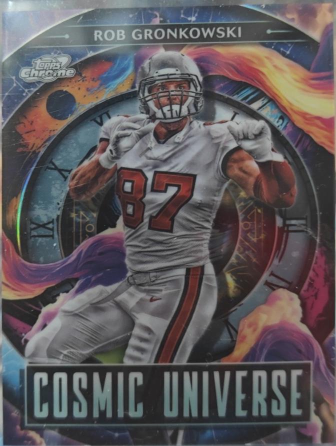 Rob Gronkowski #CU-9 Football Cards 2024 Topps Cosmic Chrome Universe