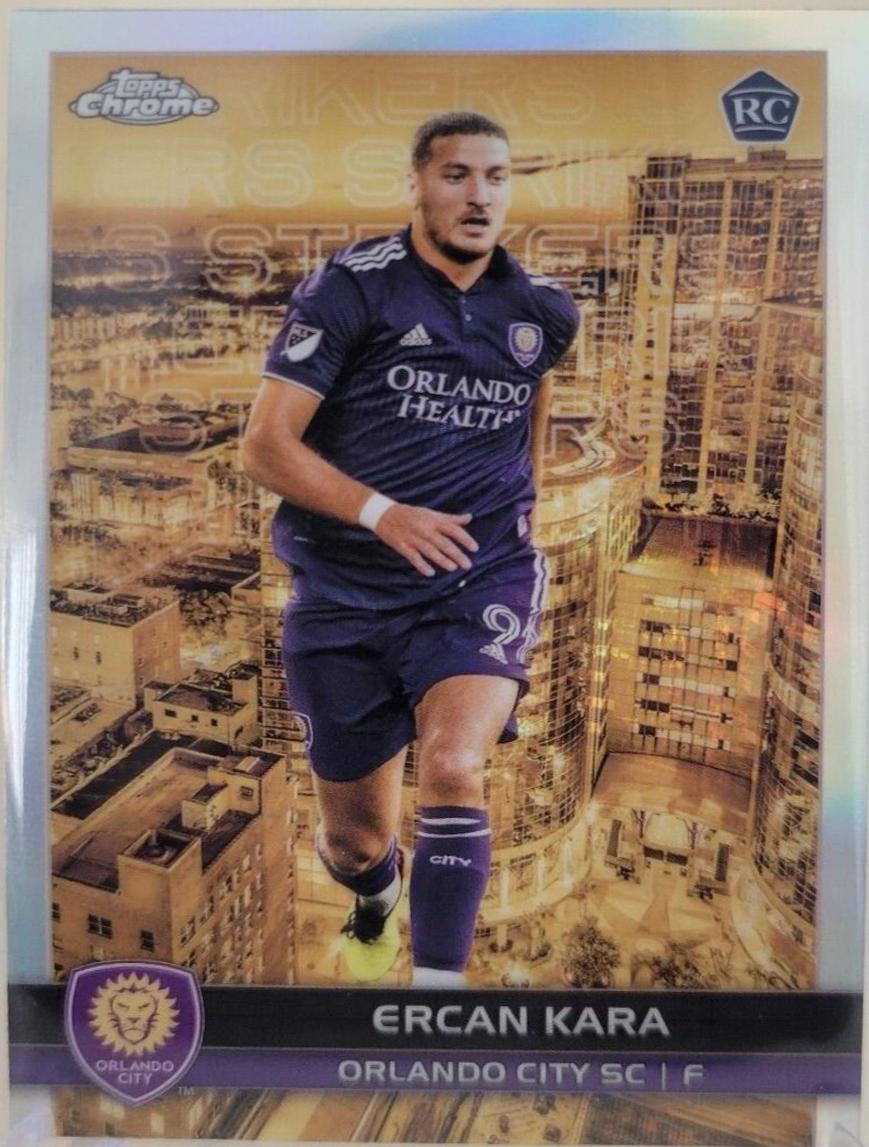 Ercan Kara #BCS-15 Soccer Cards 2023 Topps Chrome MLS Big City Strikers