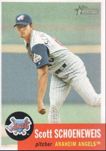 Scott Schoeneweis #74 Baseball Cards 2002 Topps Heritage