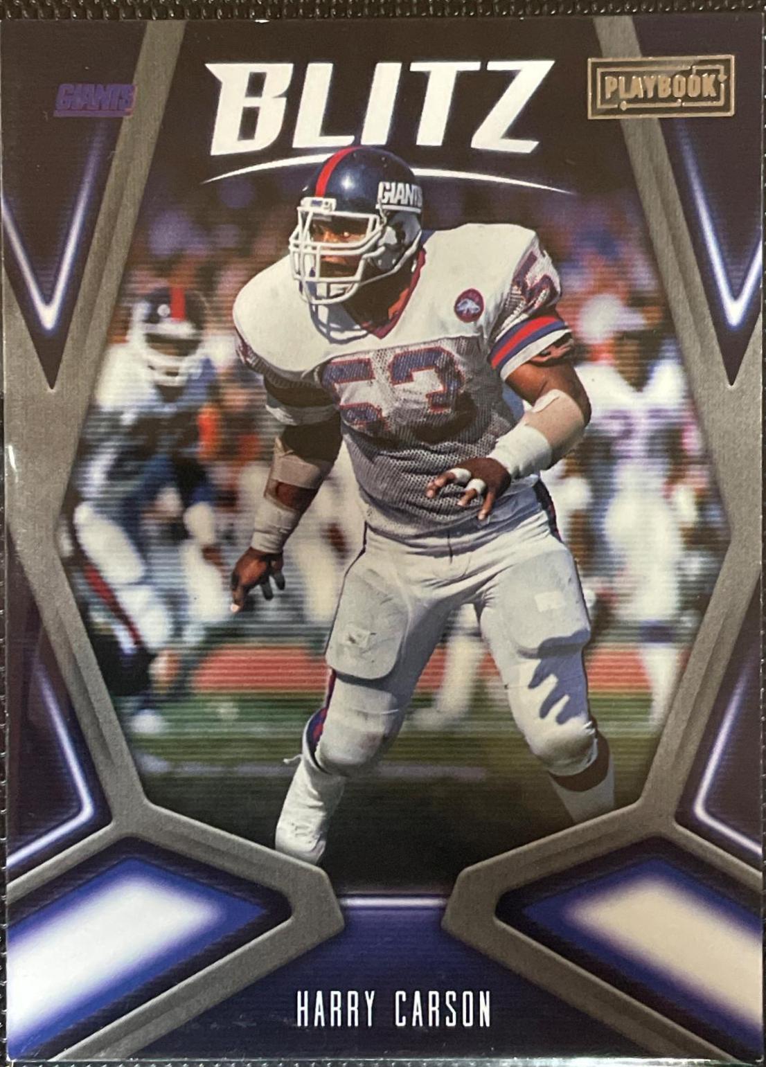 Harry Carson #7 Football Cards 2019 Panini Playbook Blitz