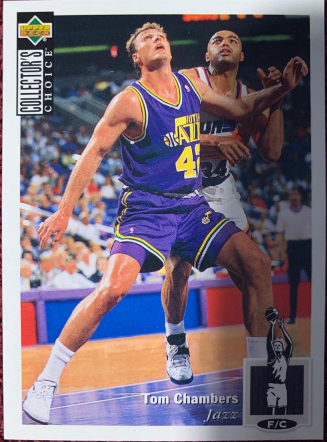 Tom Chambers #342 Basketball Cards 1994 Collector's Choice