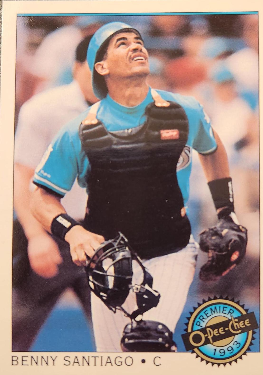 Benny Santiago #43 Baseball Cards 1993 O Pee Chee Premier