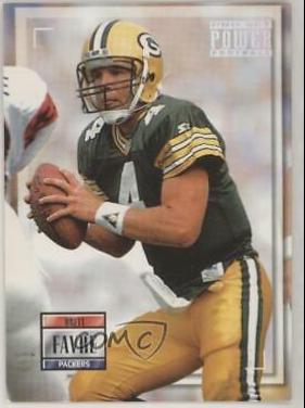 Brett Favre #4 Football Cards 1993 Pro Set Power