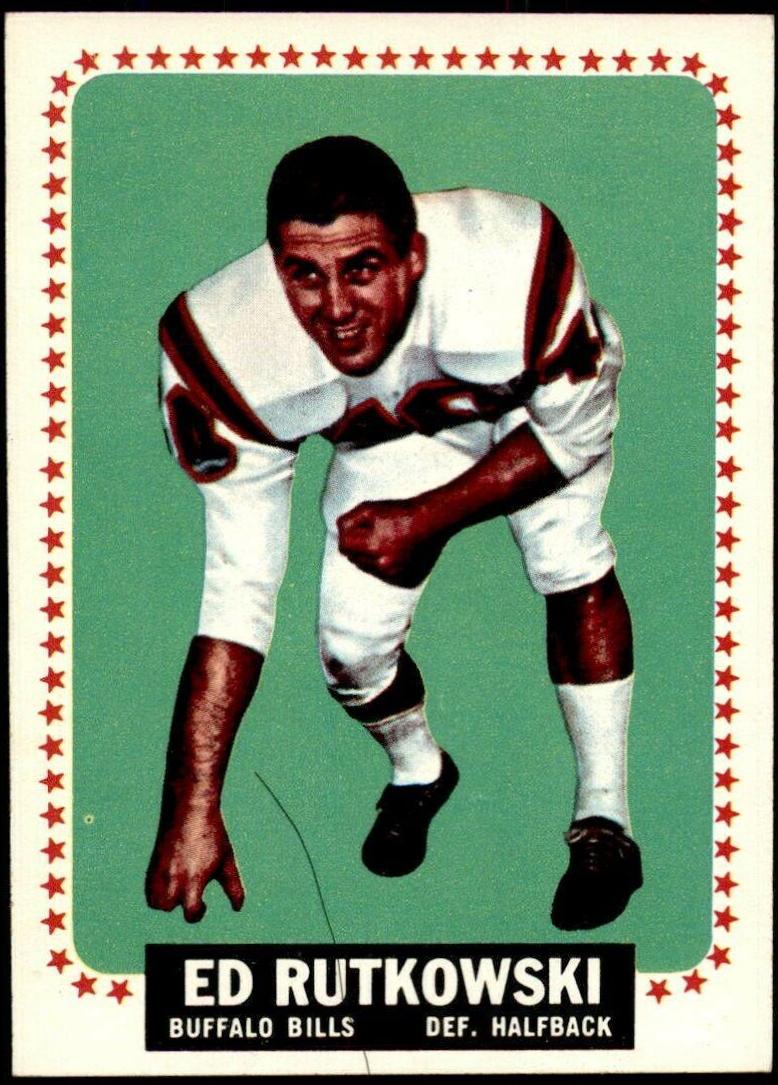 Ed Rutkowski #35 Football Cards 1964 Topps