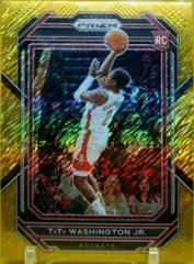 TyTy Washington Jr. [Gold Shimmer] #243 Basketball Cards 2022 Panini Prizm Prices