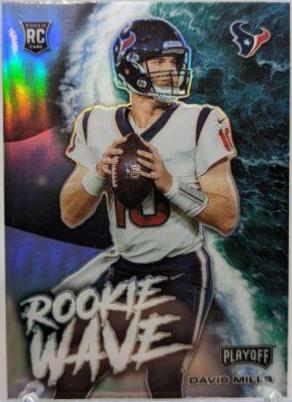 Davis Mills #RW-DMI Football Cards 2021 Panini Playoff Rookie Wave