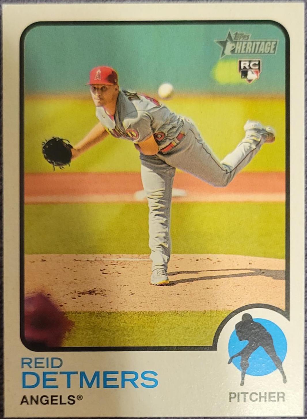 Reid Detmers #24 Baseball Cards 2022 Topps Heritage