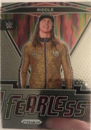 Riddle #4 Wrestling Cards 2022 Panini Prizm WWE Fearless