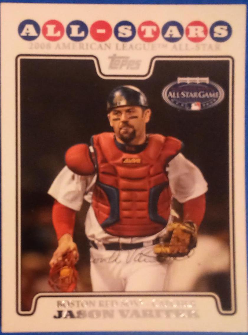 Jason Varitek #UH107 Baseball Cards 2008 Topps Update & Highlights