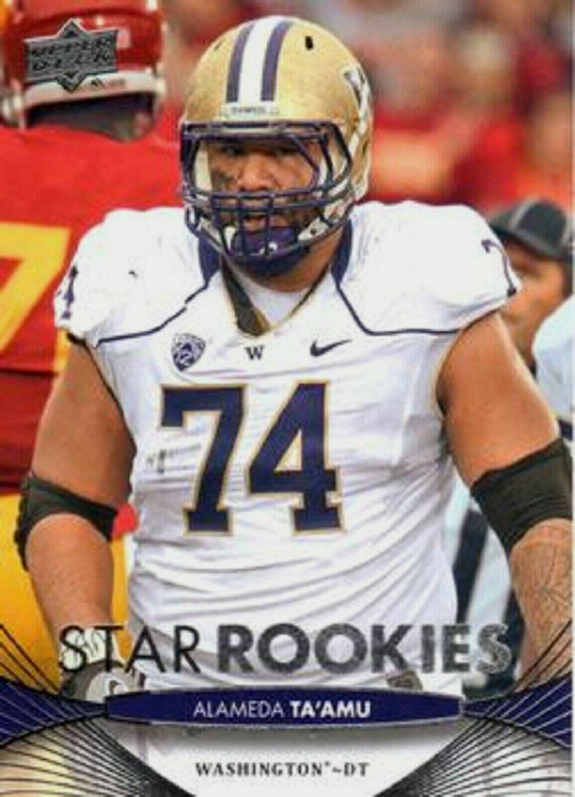 Alameda Ta'amu #52 Football Cards 2012 Upper Deck