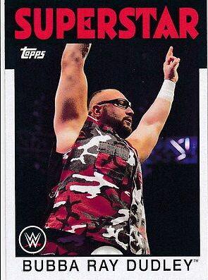 Bubba Ray Dudley #8 Wrestling Cards 2016 Topps WWE Heritage