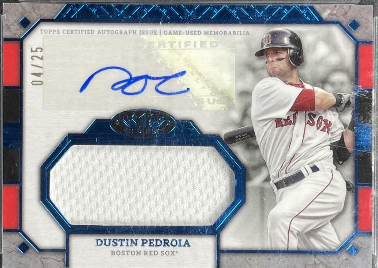 Dustin Pedroia [Blue] #AT1JR-DP