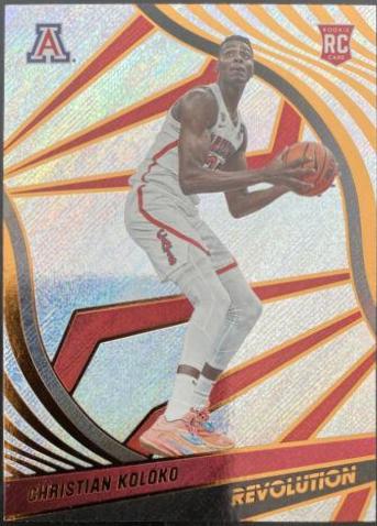 Christian Koloko #42 Basketball Cards 2022 Panini Chronicles Draft Picks Revolution