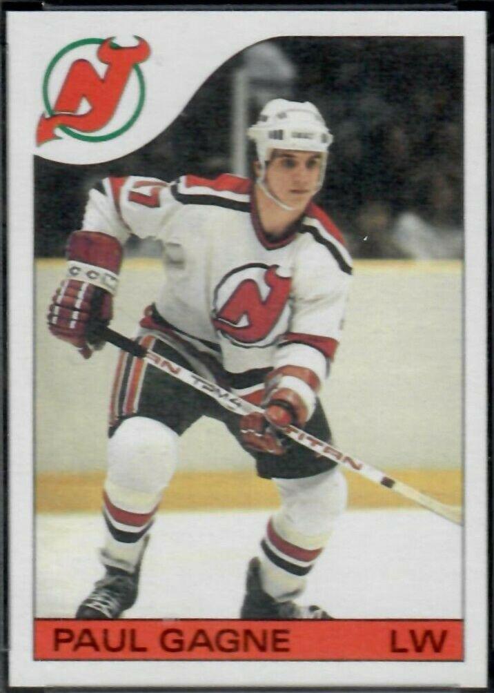 Paul Gagne #163 Hockey Cards 1985 Topps