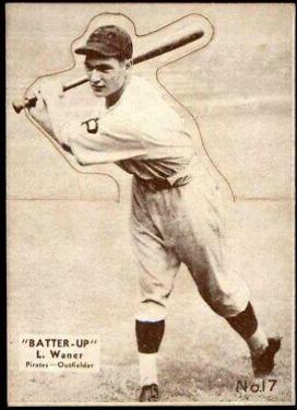 Lloyd Waner #17 Baseball Cards 1934 Batter Up