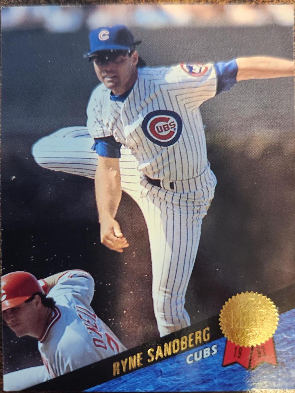Ryan Sandberg #224 Baseball Cards 1993 Leaf