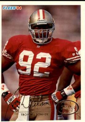 Troy Wilson #428 Football Cards 1994 Fleer