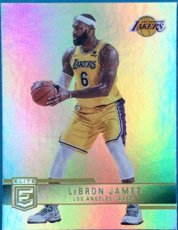 LeBron James #2 Basketball Cards 2021 Panini Donruss Elite