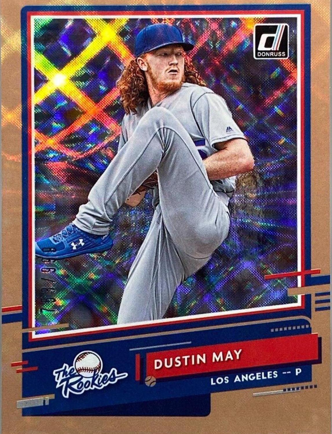 Dustin May #R-3 Baseball Cards 2020 Panini Donruss the Rookies