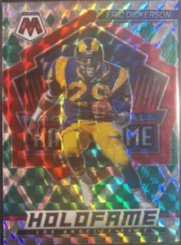 Eric Dickerson #HF-11 Football Cards 2022 Panini Mosaic HoloFame