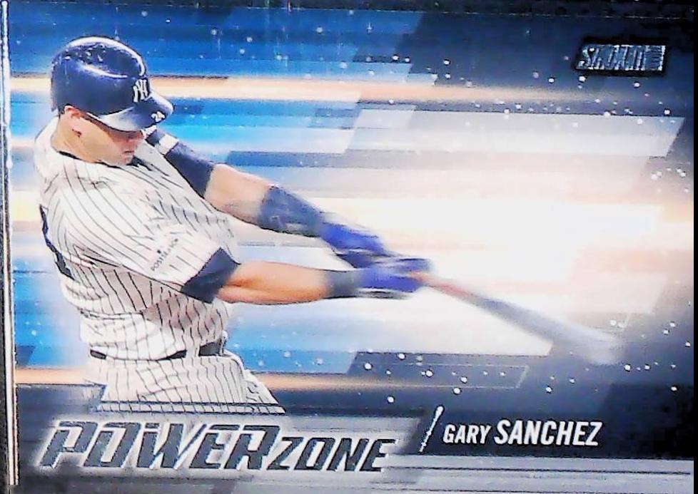 Gary Sanchez #PZ-GS Baseball Cards 2018 Stadium Club Power Zone