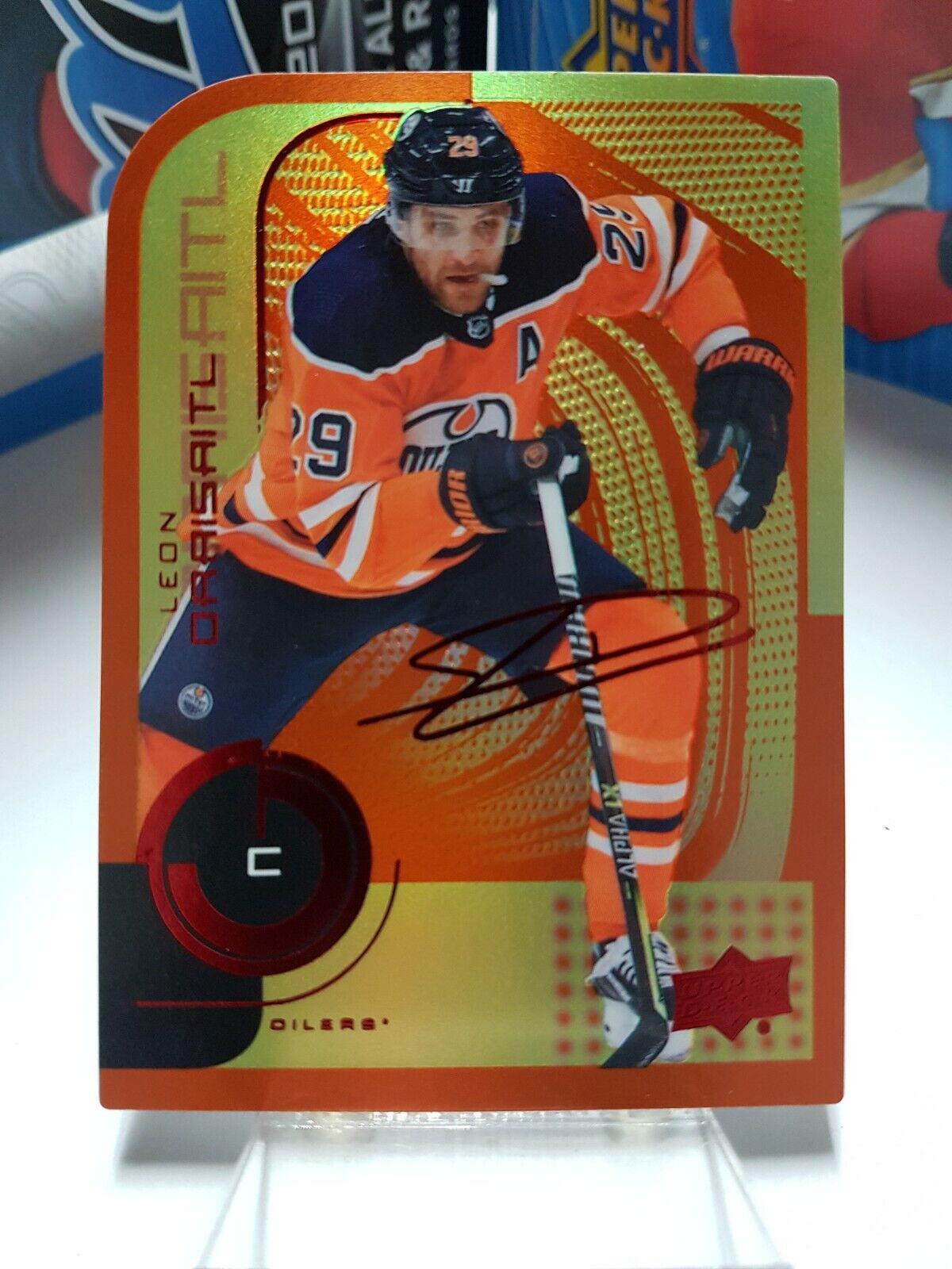 Leon Draisaitl #6 Hockey Cards 2022 Upper Deck MVP Colors and Contours