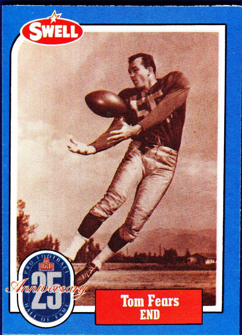 Tom Fears #40 Football Cards 1988 Swell Greats