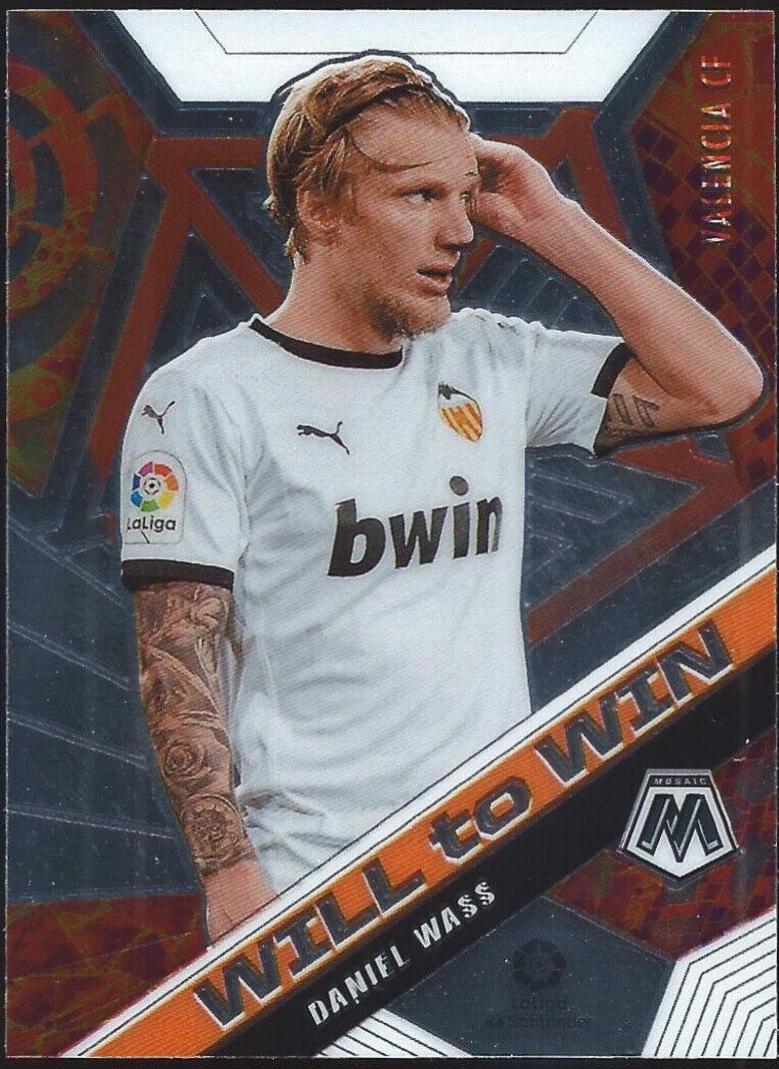 Daniel Wass #35 Soccer Cards 2021 Panini Mosaic LaLiga Will to Win